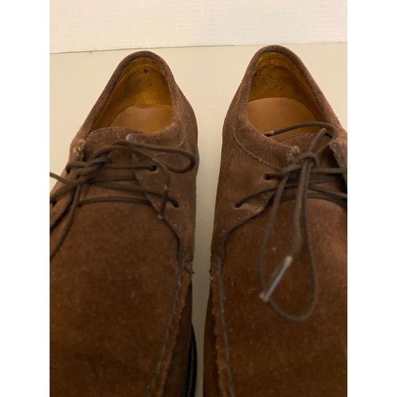 Peter Millar Crowders Suede Lace Up Shoes 12M Casual Non-Slip Comfort Slip-On - Picture 14 of 14